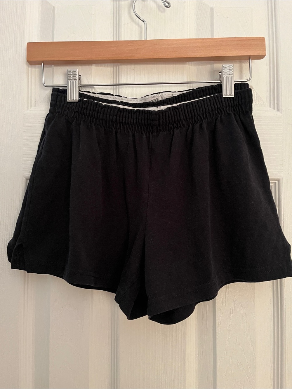 Soffe Black youth Athletic Elastic-Waist Shorts x2